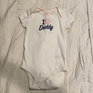 Carters I Love Daddy Onesie